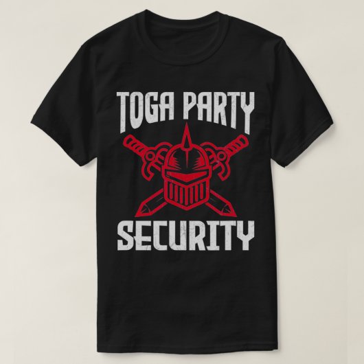 Togaパーティーセキュリティ2 Tシャツ (デザイン正面)