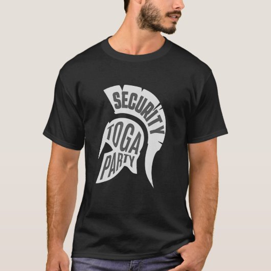 Togaパーティーセキュリティ Tシャツ (正面)