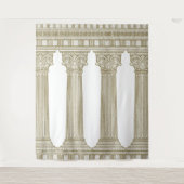Toga Party Photo Backdrop with columns タペストリー (正面)