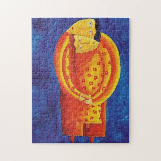 Together コンテンポラリー Art Acrylic絵画's ジグソーパズル (縦)