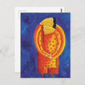 Together コンテンポラリー Art Acrylic絵画's ポストカード (正面/裏面)