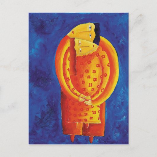 Together コンテンポラリー Art Acrylic絵画's ポストカード (正面)