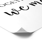 Together パーソナライズされた Loveハート36フォトコラージュ ポスター (角)