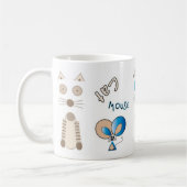 「Together Again」猫とマウスマグカップ コーヒーマグカップ (左)