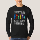 Together Against Bullying Orange Anti Bully Unity  Tシャツ (正面)