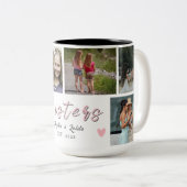 Together Always, My Sister – Custom 6-Photo Mug ツートーンマグカップ (正面右)