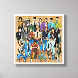 Together and mixed. キャンバスプリント