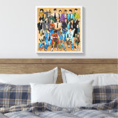 Together and mixed. キャンバスプリント (インサイチュ (寝室))