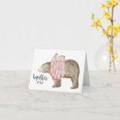 Together at Last，ベアーとバニー カード (黄色い花)