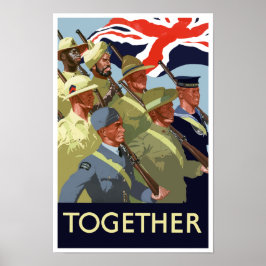 Together -- British Empire WWII ポスター