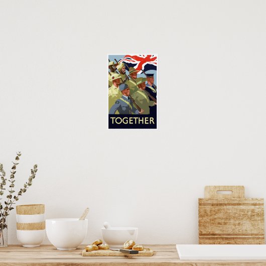 Together -- British Empire WWII ポスター (キッチン)