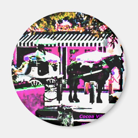Together Cocoa Village jGibney The MUSEUM Zazzle マグネット (正面)