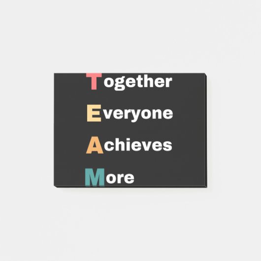 Together Everyone Achieves More ポストイット (正面)