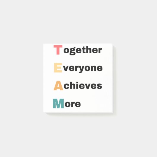 Together Everyone Achieves More 2 ポストイット (正面)