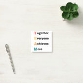 Together Everyone Achieves More 2 ポストイット (オフィス)