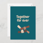 Together for ever - life quotes シーズンポストカード (正面/裏面)