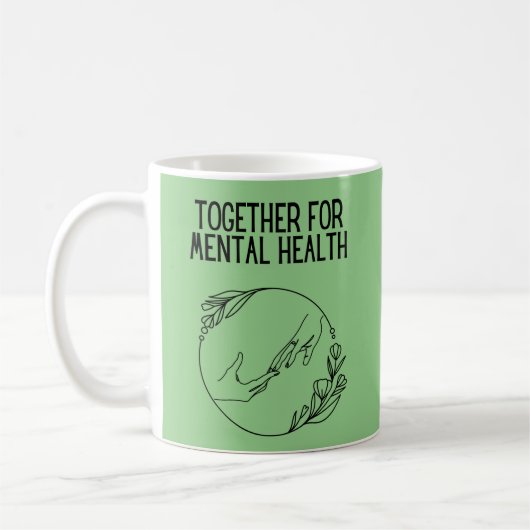 Together For Mental Health コーヒーマグカップ (左)