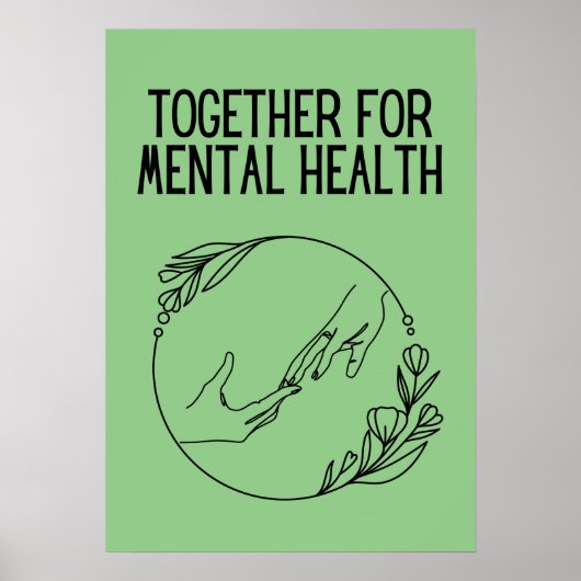 Together For Mental Health ポスター (正面)