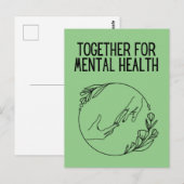 Together For Mental Health ポストカード (正面/裏面)