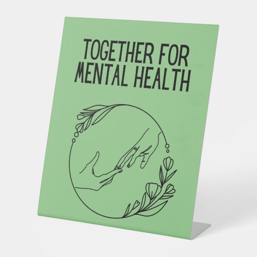 Together For Mental Health 台座サイン (正面)
