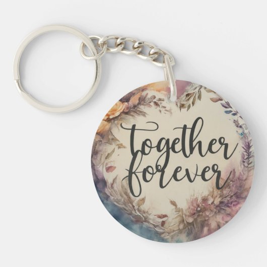 Together Forever Circle キーホルダー (正面)