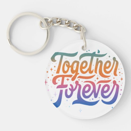 Together Forever Circle キーホルダー (正面)