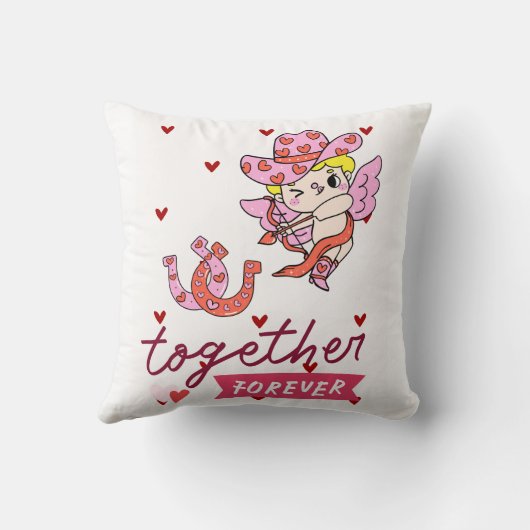 TOGETHER FOREVER COUNTRY STYLE  クッション (裏面)