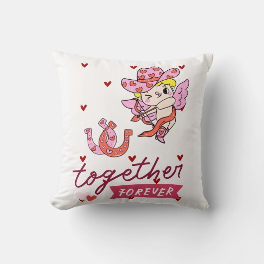 TOGETHER FOREVER COUNTRY STYLE  クッション (正面)