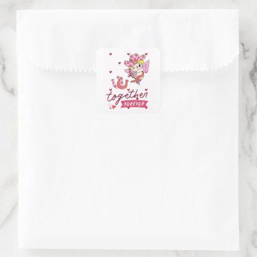 TOGETHER FOREVER COUNTRY STYLE  スクエアシール (バッグ)