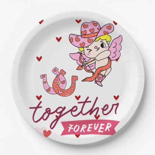 TOGETHER FOREVER COUNTRY STYLE ペーパープレート (正面)