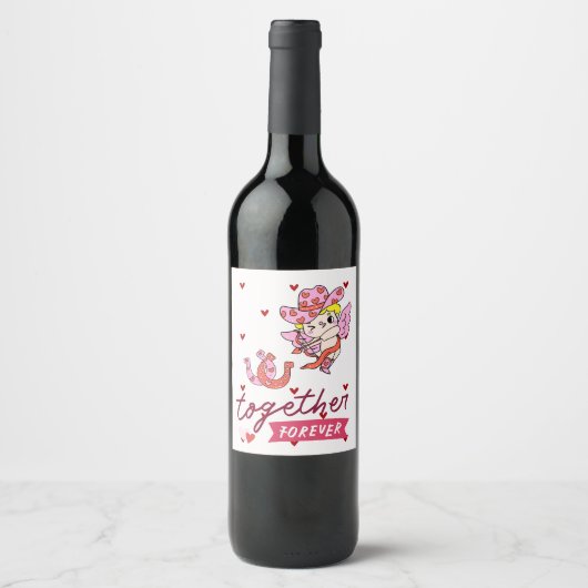 TOGETHER FOREVER COUNTRY STYLE  ワインラベル (正面)