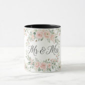 Together Forever Gold Botanical Wedding Mug | Luxu マグカップ (中央)