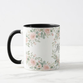 Together Forever Gold Botanical Wedding Mug | Luxu マグカップ