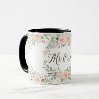 Together Forever Gold Botanical Wedding Mug | Luxu マグカップ