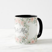 Together Forever Gold Botanical Wedding Mug | Luxu マグカップ (正面右)
