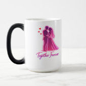Together Forever Love Mug – Cute Romantic Gift for モーフィングマグカップ (左)