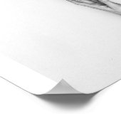 Together Forever Minimalist Hand Line Art Poster ポスター (角)