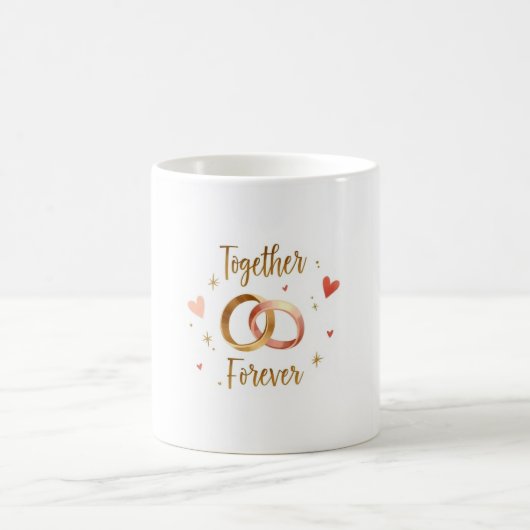 Together Forever Romantic Mug コーヒーマグカップ (中央)