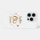 Together Forever Romantic Phone Case iPhoneケース (裏面横)