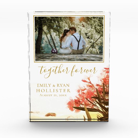 Together Forever Script Oleanderフローラ結婚ズ フォトブロック (正面)