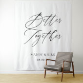 Together Forever Wedding Backdrop | Ceremony タペストリー (インサイチュ)