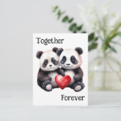 Together Froever Pandaペア シーズンポストカード (スタンド正面)