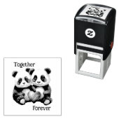Together Froever Pandaペア セルフインキングスタンプ (インサイチュ)
