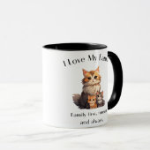 Together Fur - The Cat Family Mug マグカップ (正面右)