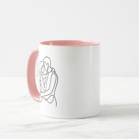 Together Hearts Speak One Language Mug マグカップ (正面左)