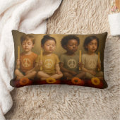 Together in Harmony Throw Pillow ランバークッション (ブランケット)