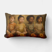Together in Harmony Throw Pillow ランバークッション (正面)