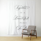Together Is a Beautiful Place to Be ウェディングバナー タペストリー (インサイチュ)