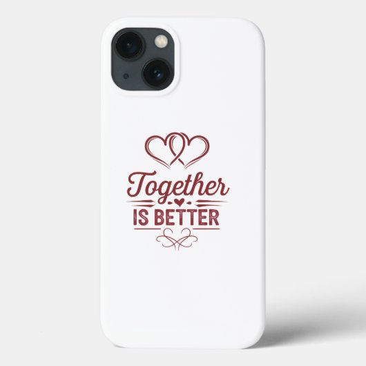 Together Is Better - バレンタインデザイン Case-Mate iPhoneケース (裏面)