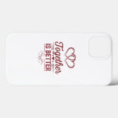 Together Is Better - バレンタインデザイン Case-Mate iPhoneケース (裏面 (横))